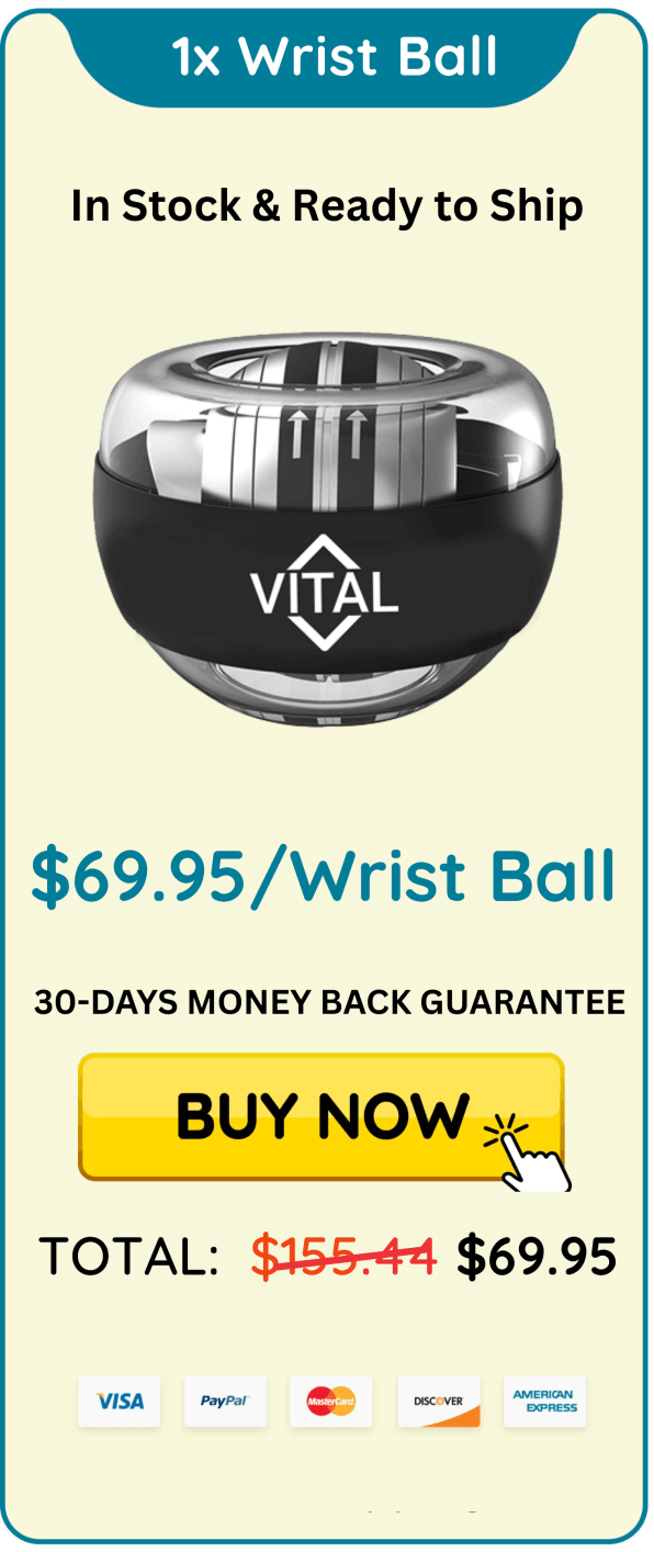 package of Vital Wrist Ball 1