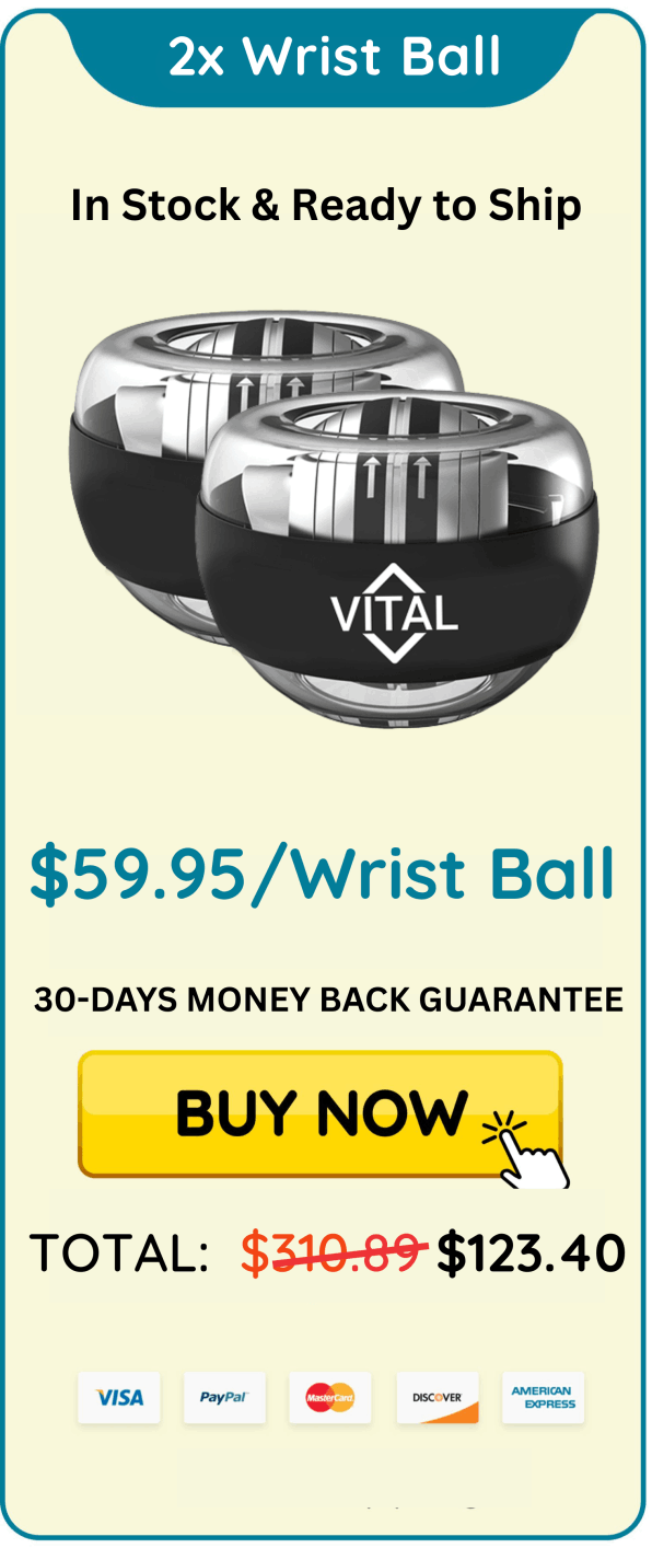 package of Vital Wrist Ball 2